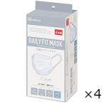 ＤＡＩＬＹ　ＦＩＴ　ＭＡＳＫ　ふつうサイズ　ホワイト　３０枚入 　4個セット　プリーツ　アイリスオーヤマ　全国一律送料無料