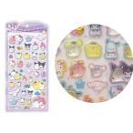 宅配便発送　うるちゅるポップシール　サンリオキャラクターズ × オバケーヌ　　コラボ　シール　グッズ
