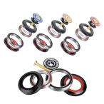 自転車ヘッドセット ベアリングセット ロードバイクフロントフォーク マウンテンバイク用 ヘッドセットテーパチューブからストレートチューブ 自転車アクセ