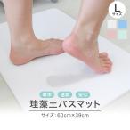 珪藻土バスマット 珪藻土マット 珪藻土 Lサイズ 60cm 足拭きマット 速乾 吸水 抗菌 送料無料