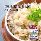 無洗米 20kg 米 お米 コシヒカリ 福井県産 お米 送料無料 白米 精米 おこめ 20キロ こめ20kg 米20キロ お米20キロ 宅配 送料無 安い 格安令和6年産