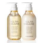 ショッピングシャンプー allna organic オルナ オーガニック シャンプー トリートメント セット 無添加 日本製 (モイスチャー（ボトル・各500ml）)