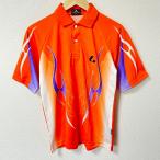  сделано в Японии *(^w^)b LUCENT lucent dry рубашка-поло с коротким рукавом настольный теннис теннис форма одежда тренировка надеты tops orange мужской M/Y10608YY