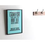 A TWO PIPE PROBLEM LETTERPRESS 　/I AM FOR THE ART OF BLIGHT BLUE Lサイズ