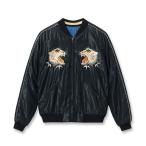 TAILOR TOYO テーラー東洋 TT15790-119 Mid 1950s Style Acetate Souvenir Jacket “WHITE TIGER” × “GOLD DRAGON” スカジャン
