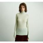 unfil アンフィル WFFL-UW106 リブニットハイネックセーター royal baby alpaca random ribbed-knit high-neck sweater