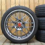 プリウス カローラスポーツ 86 BRZ レクサスCT等 鍛造 BBS RG-R RG747 7.5J+49 PCD100 2021年製 DUNLOP 225/40R18 タイヤ ホイール 4本SET