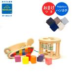 ＜ハンカチ特典＞ ボーネルンド カラフルプルトーイ 木のおもちゃ 転がす・ひっぱる・形あわせなど、あそび方 日本正規品 送料無料