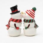 Pacific giftware, Snowman Couple Magnetic Salt And Pepper Shaker Set Christmas Winter by Pacific Giftware