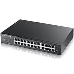 ZyXEL GS1900-24E - Switch - smart - 24 x 10/100/1000 - desktop, rack-mounta（並行輸入品）