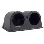 【並行輸入品】 ESUPPORT 車用2インチ 52mm デュアルホールダッシュゲージ ポッドホルダー ブラック