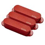 【並行輸入品】 EMG SA SET RED アクティブ シングルコイル ピックアップセット レッド 3個セット