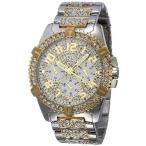 【並行輸入品】 GUESS Men's Quartz Stainless Steel Casual Watch%カンマ% Color:Two Tone (Model: U0799G4)