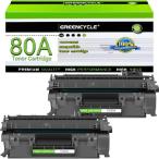 Greencycle 2パック互換cf280 a 80 Aブラッ