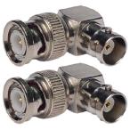 [ параллель импортные товары ] CESS BNC L знак type адаптор мужской - женский - BNC женский из BNC мужской патрубок (2 шт упаковка )