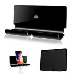 TXEsign 粘着式壁タブレットホルダー マウントスタンド タブレット/スマートフォン/電子書籍リーダー用 ウォールホルダーマウント (ブラック)