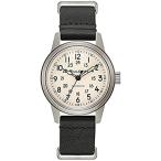 【並行輸入品】 Bulova メンズ ミリタリーハックウォッチ ブラックレザー NATOストラップ (モデル: 96A246)