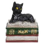 MagicWiccan黒猫小物入れ樹脂製置物箱