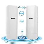 Gigabit Wireless Bridge, KuWFi 900Mbps 5.8G Outdoor WiFi Bridge Point to Po（並行輸入品）