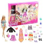 バービー(Barbie) アドベントカレンダー  着せ替え人形  ドール＆アクセサリー  3歳~  GXD64 ピンク