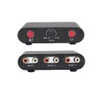 [ параллель импортные товары ] 2 way RCA стерео включатель аудиосистемы ввод сигнал соус переключатель .- селектор сплиттер box (2 in 1 out / 1 in 2 out)- RC21