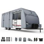 【並行輸入品】 VINPATIO RVカバー 6層 高耐久 RV＆トレーラーカバー 16フィート~18フィートのトラベルトレーラーキャンピングカーカバー RVアクセサリー付き :