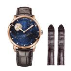 AGELOCER Luxury Automatic Mechanical Watch, Original Men Watch with 3D Moon Phase Watch Dial Tourbillon Skeleton Stainless Steel Men's Wrist Watch (64