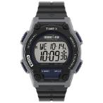 【並行輸入品】 Timex メンズ Ironman Endure 30 Shock 42mm 腕時計, ブラック/シルバートーン, クロノグラフ。