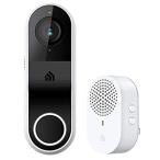 Kasa Smart Video Doorbell Camera Hardwired w/ Chime, 3MP 2K Resolution, 2-W（並行輸入品）