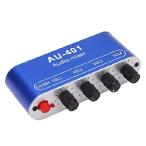 [ параллель импортные товары ] Audio Mixer 4 Input 1 Output Aluminum Alloy Stereo Mixing Board Headphone Amplifier DC 5-12V 3.5mm Jack