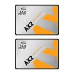 [ параллель импортные товары ] TEAMGROUP AX2 2TB 2 шт упаковка 3D NAND TLC 2.5 дюймовый SATA III встроенный solid состояние Drive SSD ( считывание брать . скорость 540MB/ секунд ) ноутбук .PC