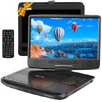 [ параллель импортные товары ] Megatek 12.5" Portable DVD Player with 10.5" HD Swivel Screen, Upgraded 6-Hour Rechargeable Battery, Play CD/DVD/USB/SD Card, Car