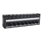[ параллель импортные товары ] 8-Channel Headphone Amplifier, Portable Metal Stereo Audio Amplifier with 12V Power Adapter, Home Audio Amplifier System for Studio