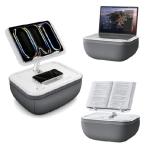 elitehood タブレット枕スタンド 膝用ソフトパッド - 角度調節可能なiPadホルダー ベッドでの読書用 iPad、タブレット、Kindle、電子書籍リーダー、スマートフォ
