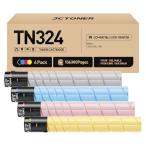 【並行輸入品】 TN324トナーカートリッジ 大容量交換用 TN324K TN324C TN324M TN324Y用 Konica Minolta bizhub C258 C308 C368プリンターコピー機インク