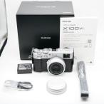 ほぼ新品 フジフイルム FUJIFILM X100VI シルバー シャッター回数1100回以下！あると嬉しい元箱・取説・付属品完備！