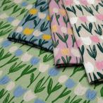  Северная Европа style хлопок лен парусина ткань тюльпан цветочный принт 