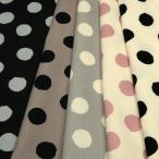シーチング生地 ピーチ起毛 秋冬物 ドット 水玉