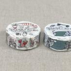 倉敷意匠計画室 トラネコボンボン マスキングテープ 18mm（記憶のモンプチ）1巻パック 猫グッズ 可愛い 中西なちお おしゃれ かわいい 雑貨 プレゼント