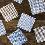 コースター 布 おしゃれ fog linen work フォグリネンワーク リネンコースター B かわいい デザイン 洗える 吸水性 キッチン チェック