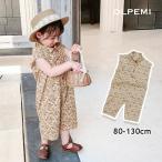 サロペット オーバーオール キッズ ベビー 子供 女の子 子供服 ベビー服 オールインワン 花柄 韓国 おしゃれ