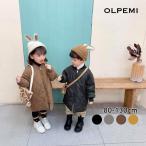 キッズ アウター フードなし 女の子 男の子 韓国 子供服 冬 中綿 キルティング 厚手 おしゃれ ロング丈 コート 防寒 ノーカラー