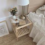  боковой стол bed из дерева модный тонкий Северная Европа Корея Mini стол место хранения имеется натуральный симпатичный living 