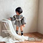 ショッピング韓国子供服 【SALE30%OFF】韓国子供服 フリルロンパース カバーオール オーバーオール韓国ファッション ベビー服 くすみカラー 赤ちゃん 出産祝い