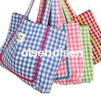 チェックトートバッグ
