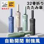折りたたみ傘 自動開閉 ワンタッチ メンズ 晴雨兼用 丈夫 大きい 台風 風に強い 耐風傘 頑丈 折り畳み傘 日傘 32本骨