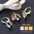 Yahoo! Yahoo!ショッピング(ヤフー ショッピング)フープピアス レディース ピアス フープ シンプル ドロップ 18金 18kコーティング ピンクゴールド ゴールド シルバー K18GP