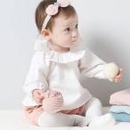 ベビー服 ベビーカットソー 無地 ベビートップス ブラウス 長袖 ベビーロンT オーバーネック トップス 女の子 おしゃれ 赤ちゃん ベビー キッズ ベビーウエア …