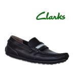 クラークス　 084J-B　 Clarks Hamilton Drive　ドライビングシューズ風　 スリップオン　コンフォートメンズシューズ 　ブラック