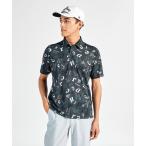 【MUNSING WEAR】サンスクリーンNIRマルチロゴプリント半袖ポロシャツ【吸汗速乾 / 遮熱】